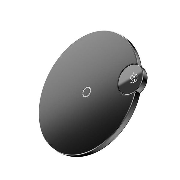 Baseus 10W - 2A LED Display Wireless Charger &amp; 1.2m Lightning Cable