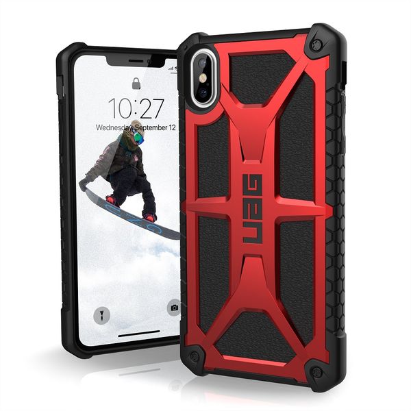 UAG Monarch Case for Apple iPhone XS Max - Crimson/Black