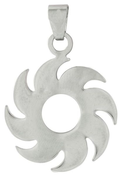 Digitime Men's Wheel Pendant - Silver