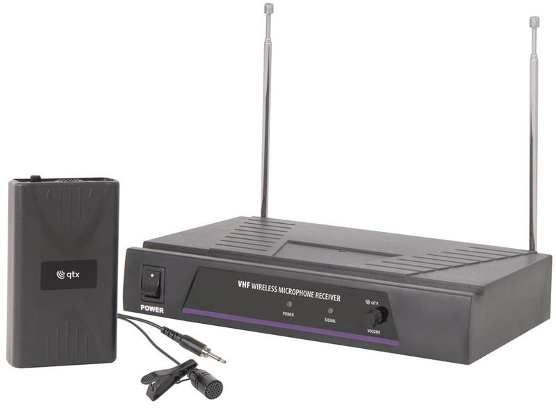 QTX VL1 Lavalier Microphone VHF Wireless System 173.8MHZ