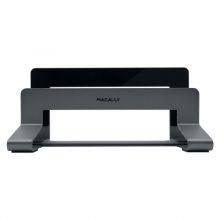 Macally Aluminium Vertical Stand For Apple Macbook Air/Pro - Space Grey