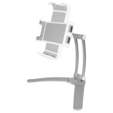 Macally Aluminium Wall Mount &amp; Counter Top Stand For iPad/Tablet - Silver