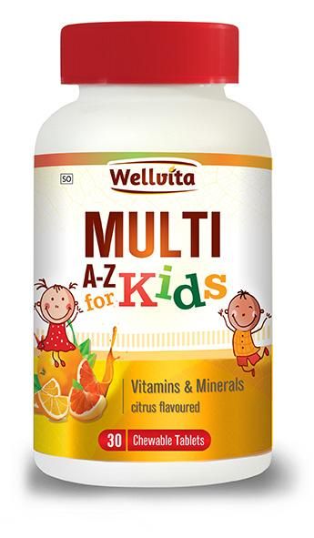 Wellvita Multi Vitamin A-Z Kids 30's