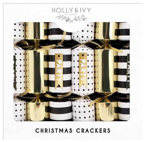 Holly &amp; Ivy - Luxury Gold Foil &amp; Matt Black Patterns