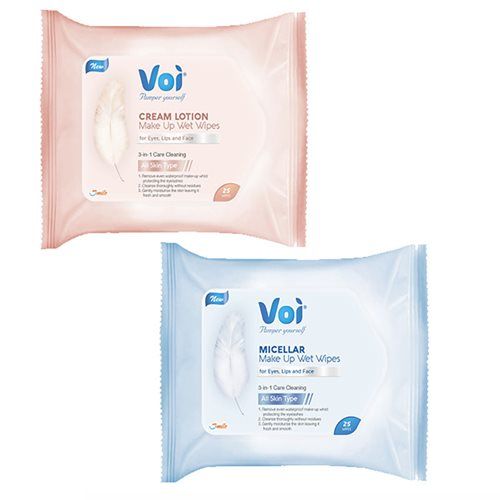 Bulk Pack x 6 Make Up Facial Wipes. 25x Wipes Per Pack.