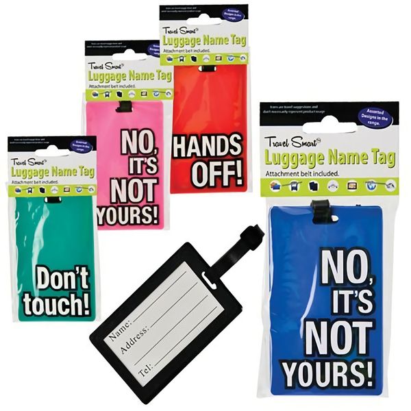 Bulk Pack x 8 Travel Tag Name/Luggage