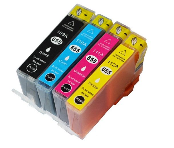 Ultimate Ink HP 655 Compatible Printer Ink Combo