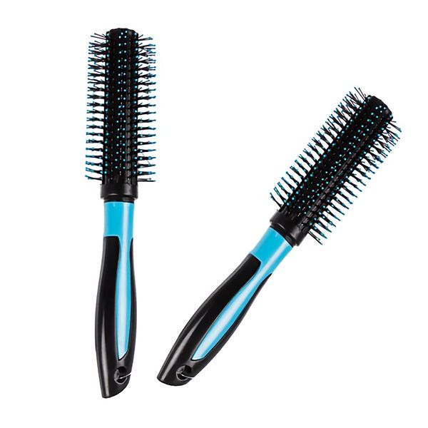 Bulk Pack x 5 Hair Brush Black with Blue Vent