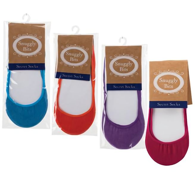 Bulk Pack x 8 Pairs Socks Secret Socks Bright