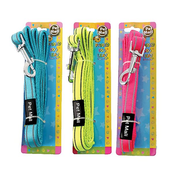 Bulk Pack x 3 Pet Dog-lead Padded 1.5mx2cm