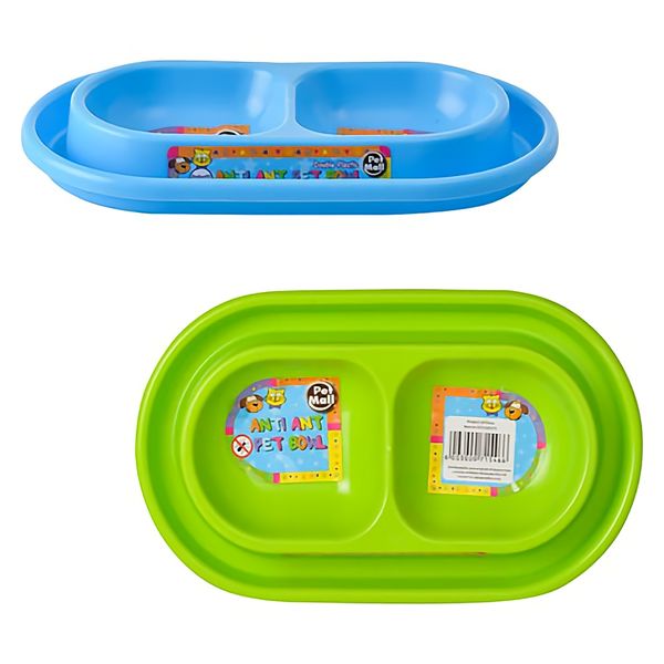 Bulk Pack x 6 Pet Puppy/Cat Bowl Anti-ant Double