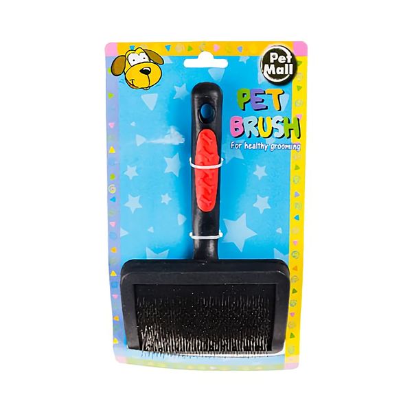 Bulk Pack x 3 Pet Dog/Cat Brush Rubber Fine Wire