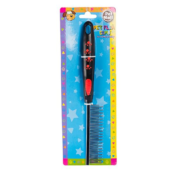 Bulk Pack x 3 Pet Dog/Cat Comb Flea Detect Rubber