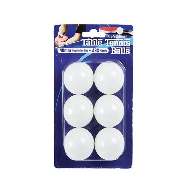 Bulk Pack x 6 Table Tennis Balls 40mm