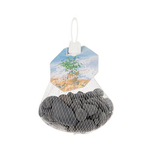 Bulk Pack X 6 Packs Pebbles Riverstones 1kg Grey In-bag