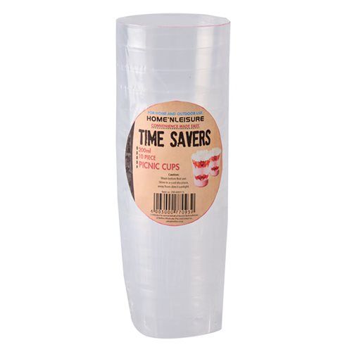 Bulk Pack X 6 Picnic Cups Tumblers 200ml Pack-of-10