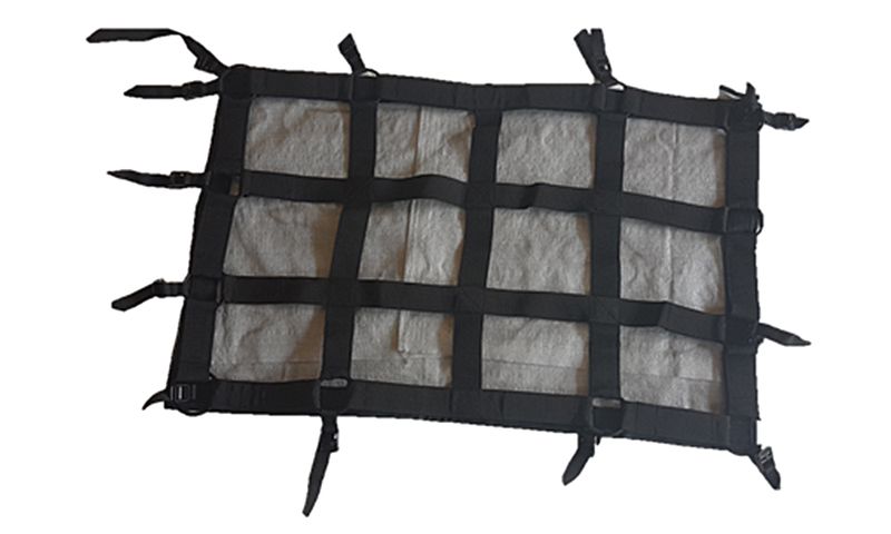Jeep Wrangler 4 Door Rear Cargo Net with Webshade