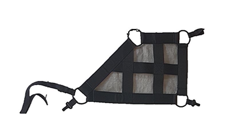 Jeep Wrangler 4 Door Sides Cargo Net with Webshade