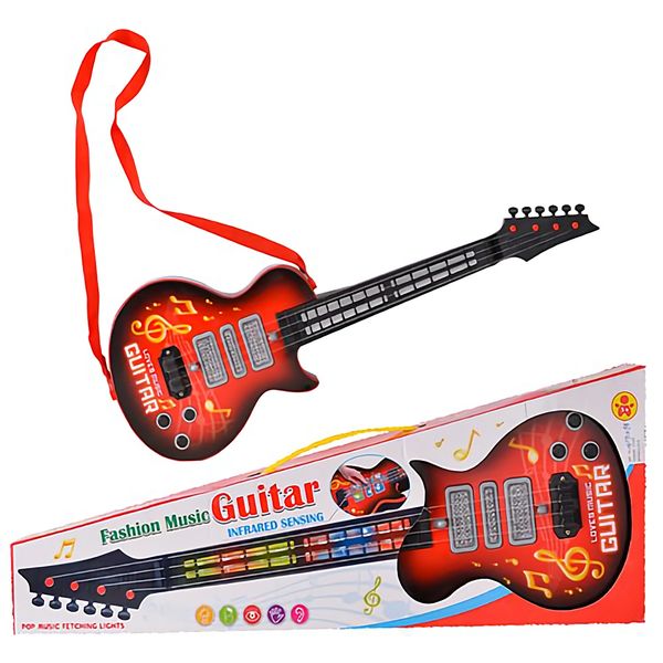 Bulk Pack x 2 Musical String Guitar Battery Operated 50cm