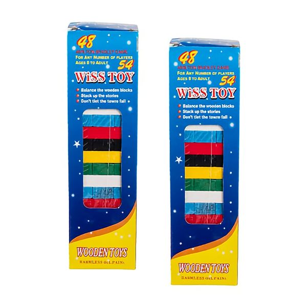 Bulk Pack x 6 Game Block Stacking/crashing