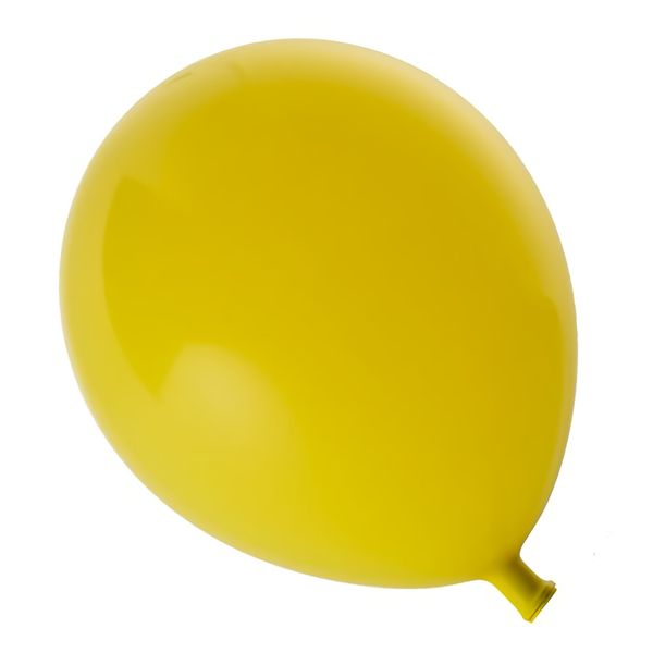 Bulk x 6 Balloons Helium Yellow 12-Pack
