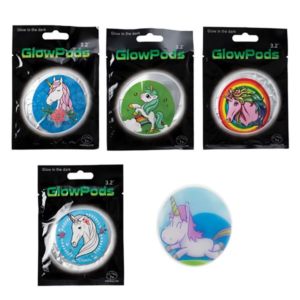 Bulk Pack x 5 Glow Stick Unicorn Glow Pod