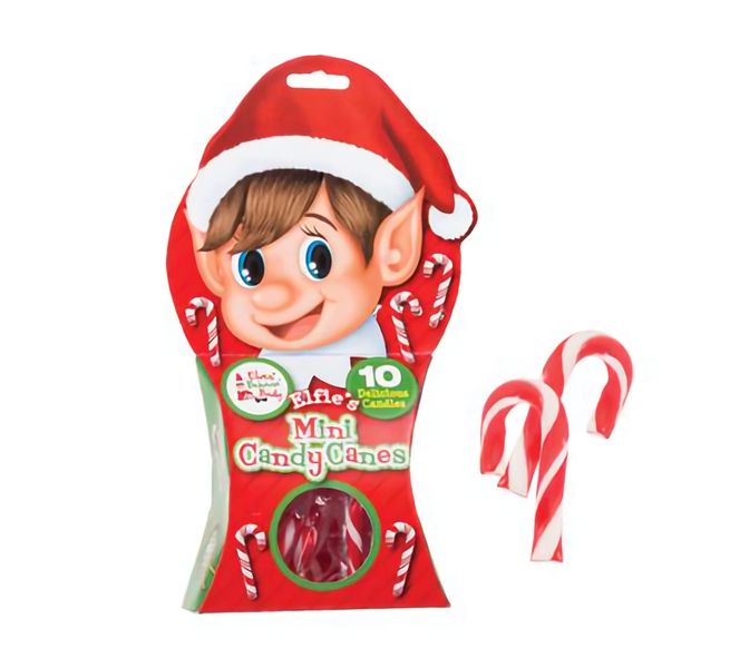 Bulk Pack x 6 mass Confect Mini Candy canes Elf 10pc