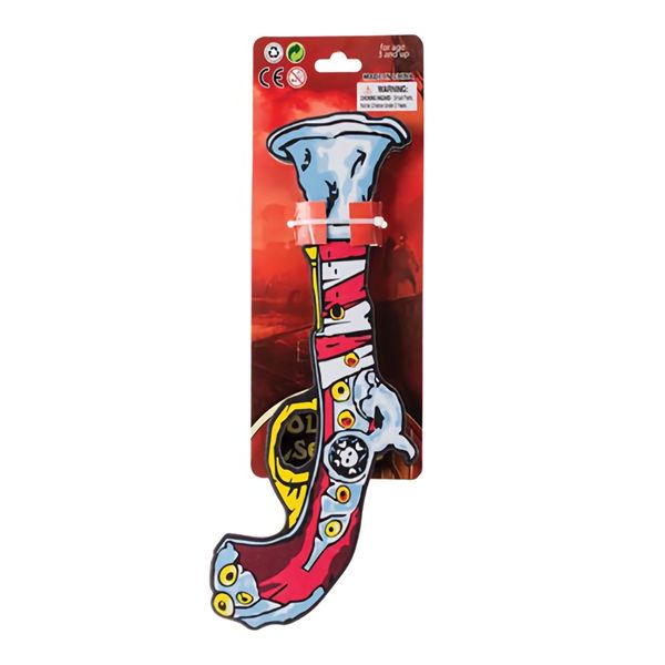 Bulk Pack x 3 Foam Rubber Cartoon Style Gun Pirate 30cm