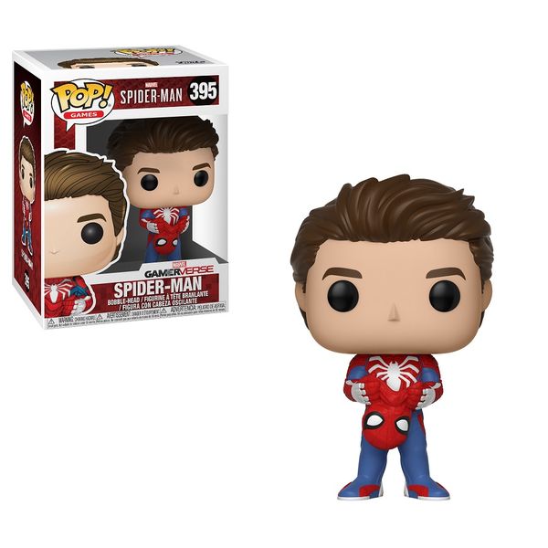 Funko Pop Marvel Spiderman Games Figurine - Spiderman Unmasked