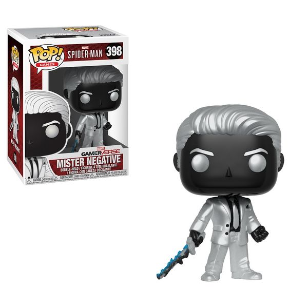 Funko Pop Marvel Spiderman Games Figurine - Mister Negative