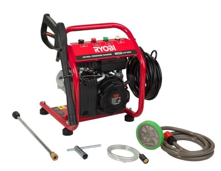 Ryobi - High Pressure Washer Petrol - 2.9HP
