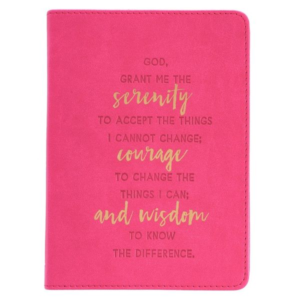 Serenity Prayer Handy Lux-Leather Journal