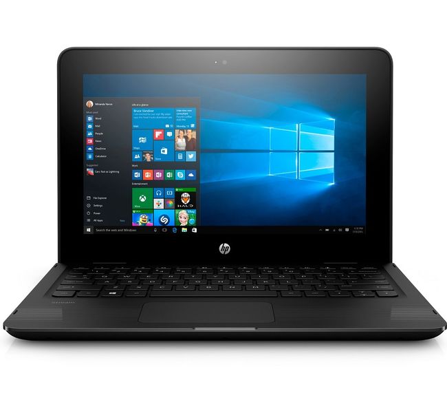 HP x360 11.6" Pentium Silver N5000 Notebook - Jet Black
