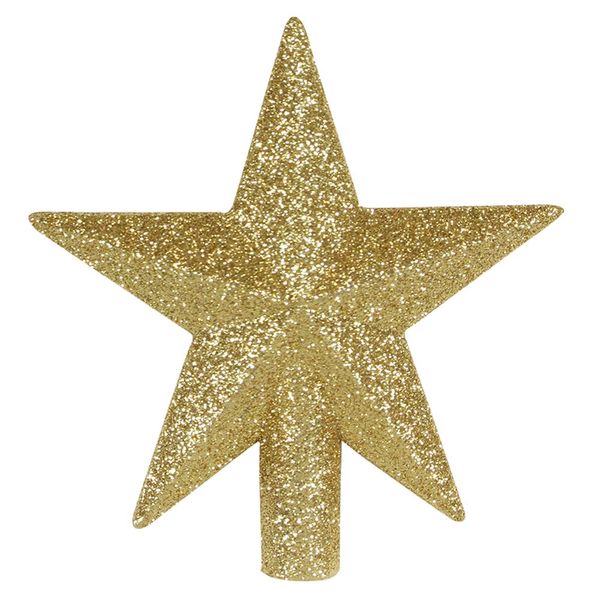 Gold Glitter Star Tree Topper