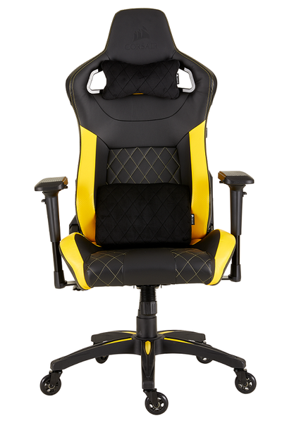 Corsair: T1 Race Gaming Chair Black and Yellow (PC)