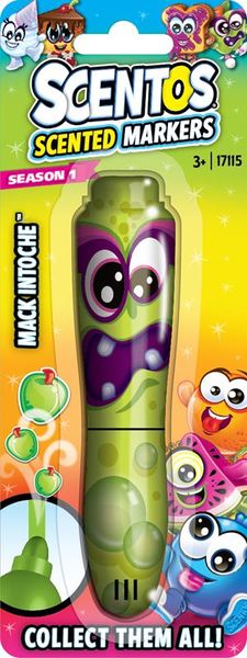 Scentos Scented Bullet Tip Marker - Green Apple