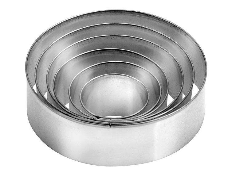 Tescoma - Round-Shape Cookie Cutters - Set of 6