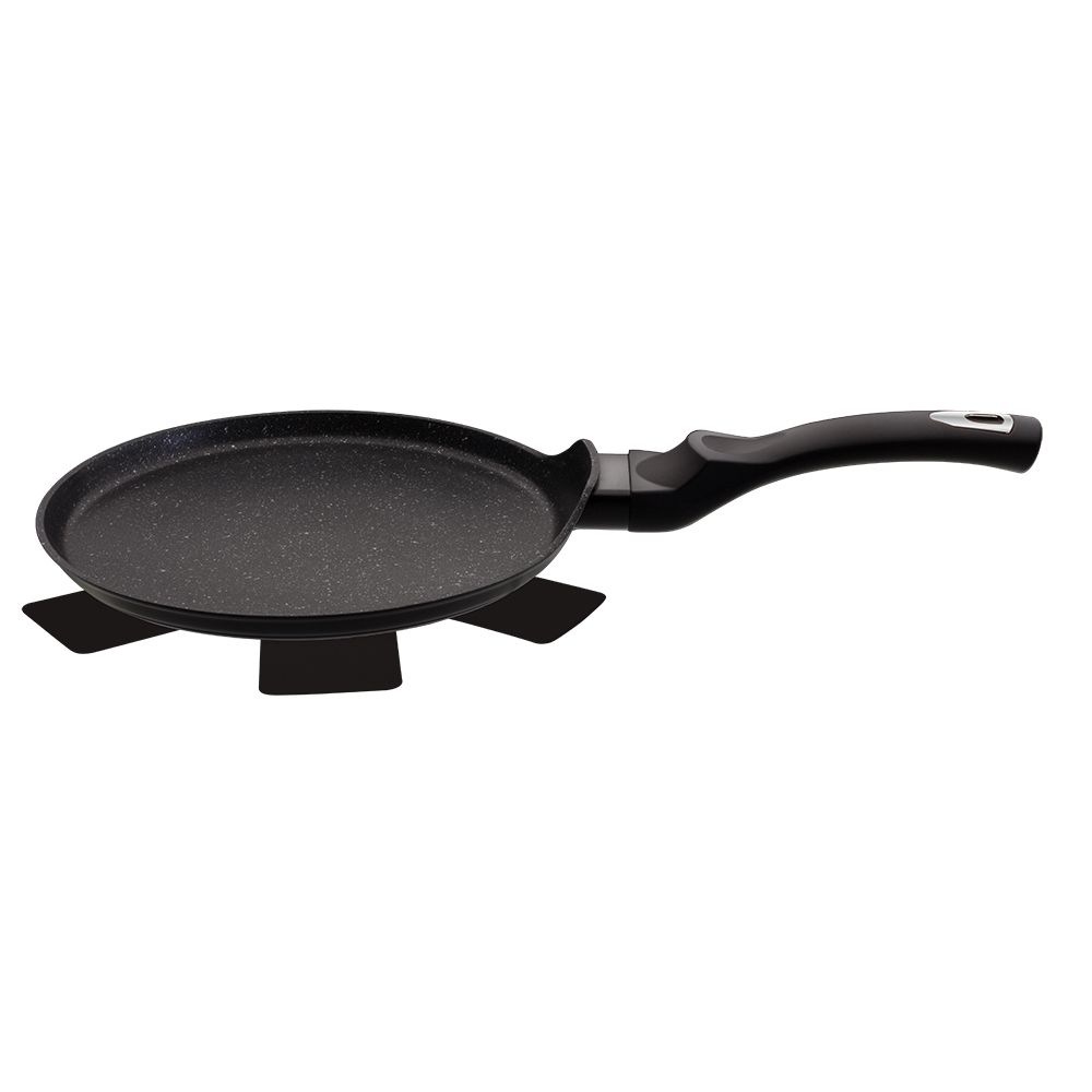 Berlinger Haus 25cm Marble Coating Pancake Pan Black Silver Collection Shop Today. Get it