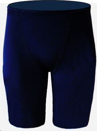 TYR Men's Solid Durafast Elite Jammer Championship Cut Bathing Suit - Navy