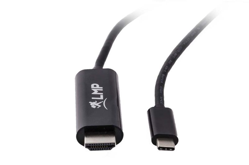 LMP USB-C to HDMI 2.0 Cable, 4K@60Hz, 1.8m - Black