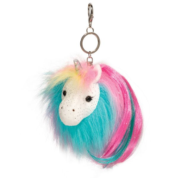 Douglas Rainbow Unicorn Pom Clip