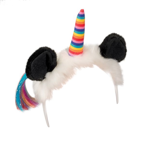 Dreamy Pandacorn Dreamy Headband W/Rainbow Horn