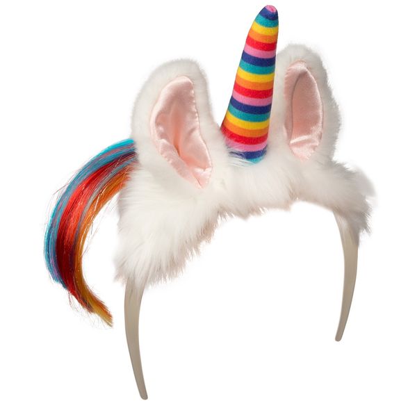 Dreamy Unicorn Dreamy Headband W/Rainbow Horn