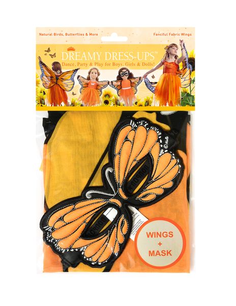 Dreamy Dress Ups Mask &amp; Wing Monarch Orange image