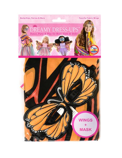 Dreamy Dress Ups Mask &amp; Wing Burst Butterfly Purple