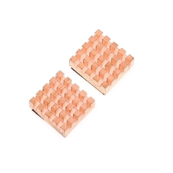 2 pc Copper Cooling Heat Sinks for and Raspberry Pi, Electronics and PC