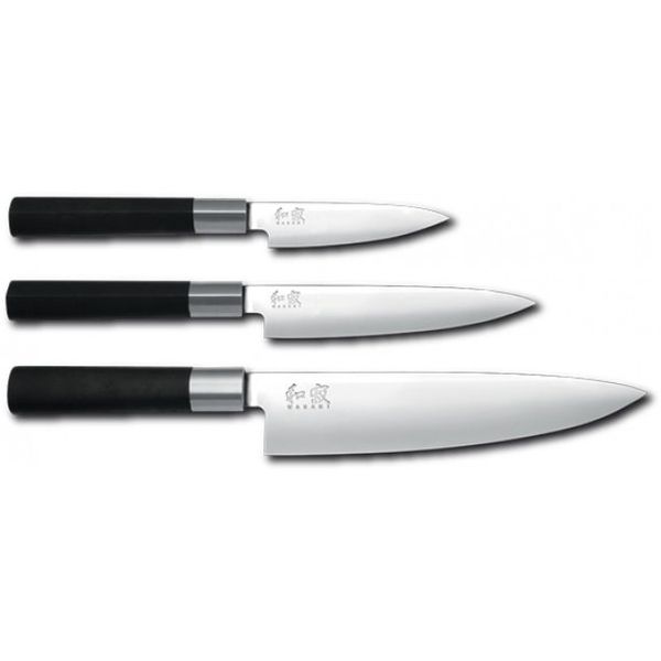 KAI Wasabi Knife Set 3 Piece