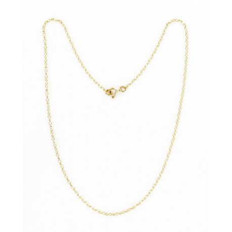 gold belcher chain necklace