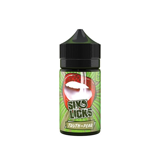 75ml Six Licks Truth Or Pear 3mg E-Liquid