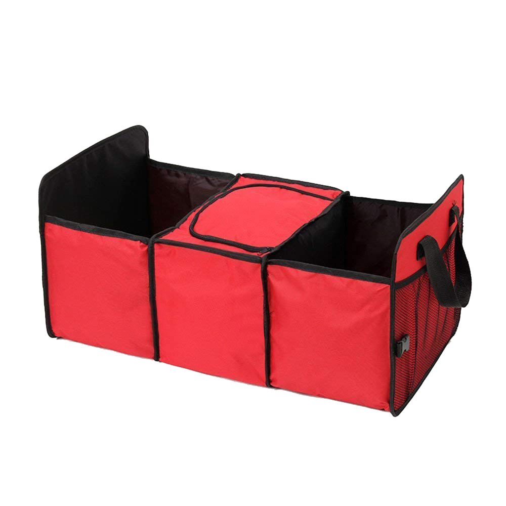 Multi-Function Portable Car Trunk Storage Organizer - Red | Shop Today ...